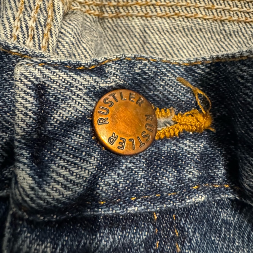 Men's Vintage Rustler Carpenter Jeans SZ 40X32 - Picture 6 of 6